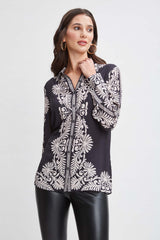 T-Tahari Paisley Button Down Shirt