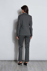 T-Tahari Deco Diamond Knit Jacquard Blazer