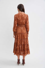 T-Tahari Animal Burnout Dress