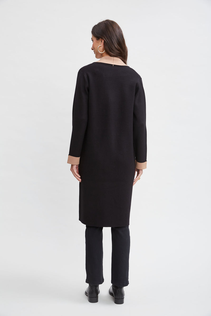 T-Tahari Color Block Cardigan