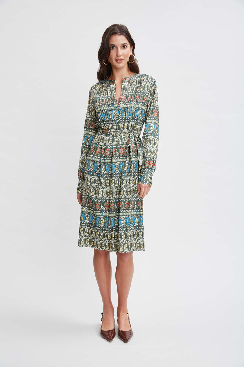 T-Tahari Taj Stripe Print Dress