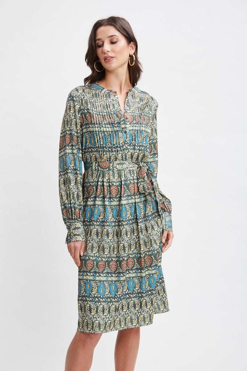 T-Tahari Taj Stripe Print Dress