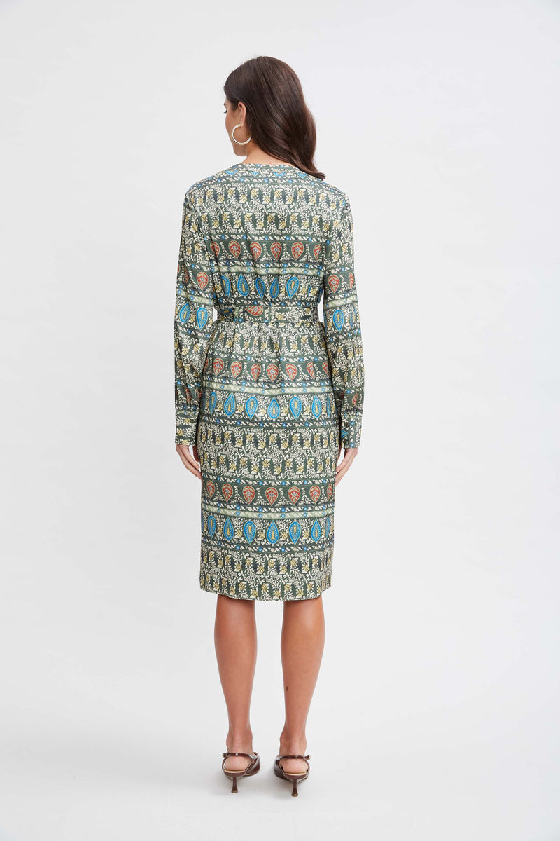 T-Tahari Taj Stripe Print Dress