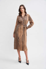 T-Tahari Side Tie Shirt Dress