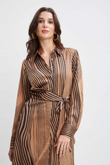 T-Tahari Side Tie Shirt Dress