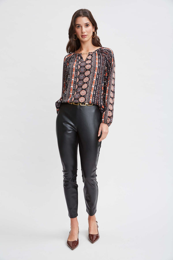 T-Tahari Garden Keyhole Shirt