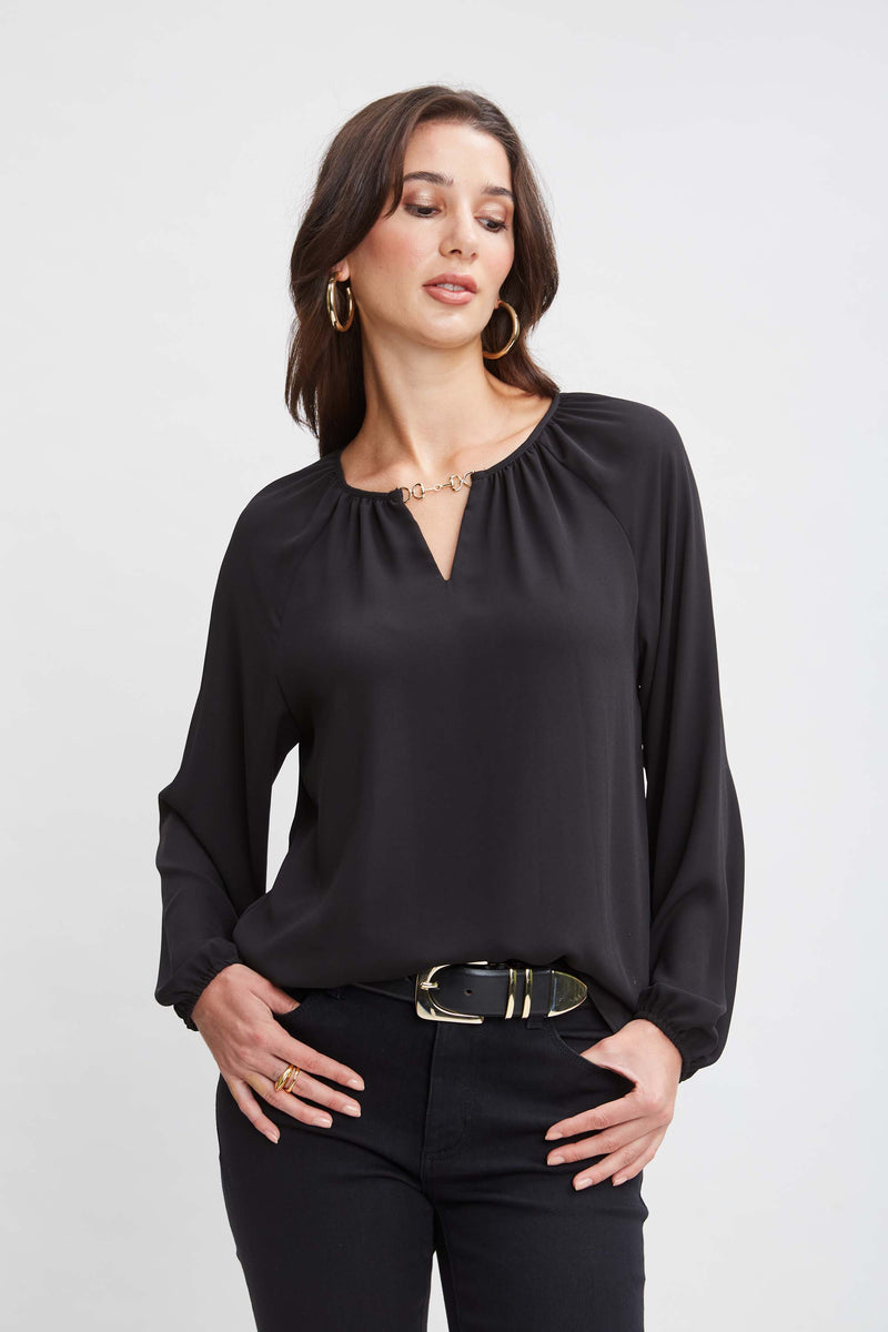 T-Tahari Keyhole Detail Shirt