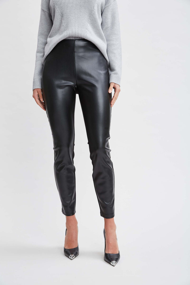 T-Tahari Vegan Leather Legging