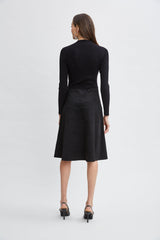 T-Tahari Vegan Suede Knit Dress