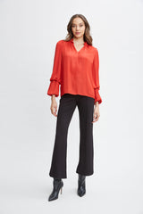 T-Tahari Airflow Split Shirt