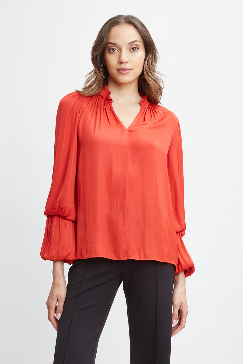 T-Tahari Airflow Split Shirt