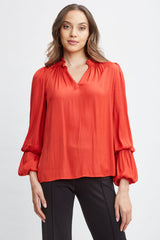 T-Tahari Airflow Split Shirt