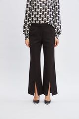 T-Tahari Wide Leg Slit Pant