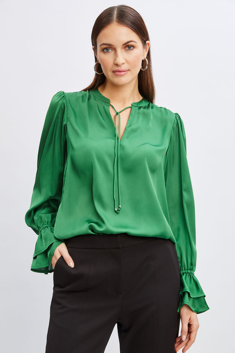 T-Tahari Airflow Tie Shirt