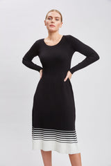 T-Tahari Stripe Hem Dress