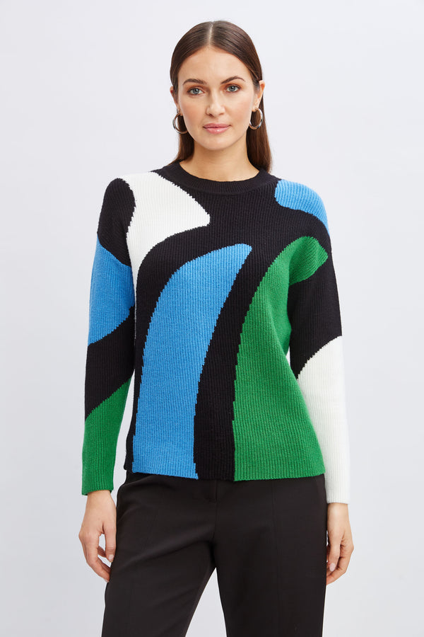 T-Tahari Colorblock Sweater