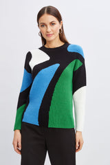 T-Tahari Colorblock Sweater