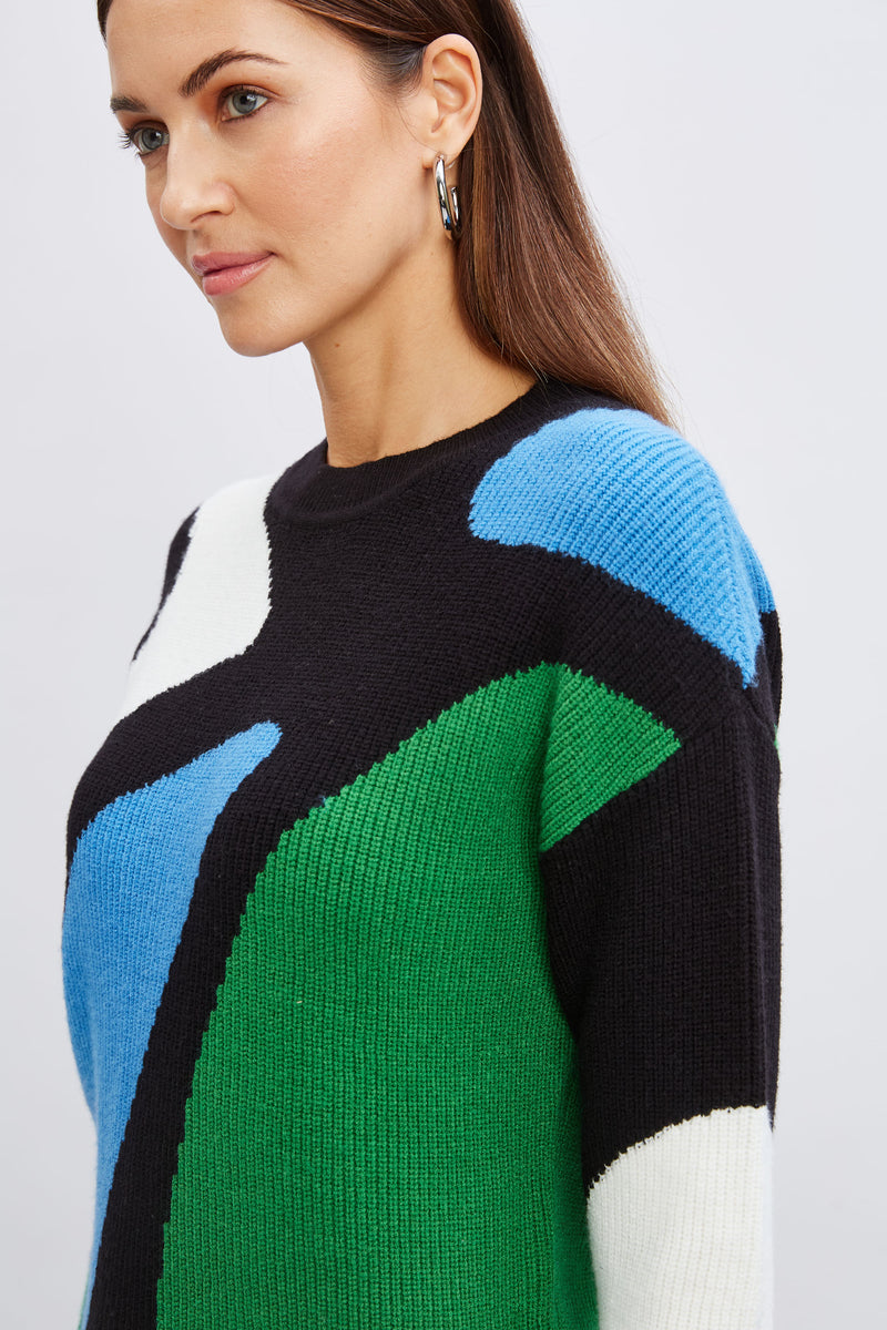 T-Tahari Colorblock Sweater