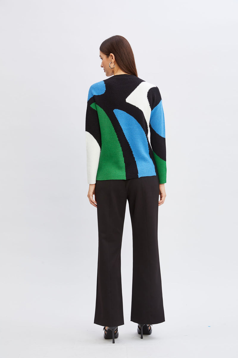 T-Tahari Colorblock Sweater