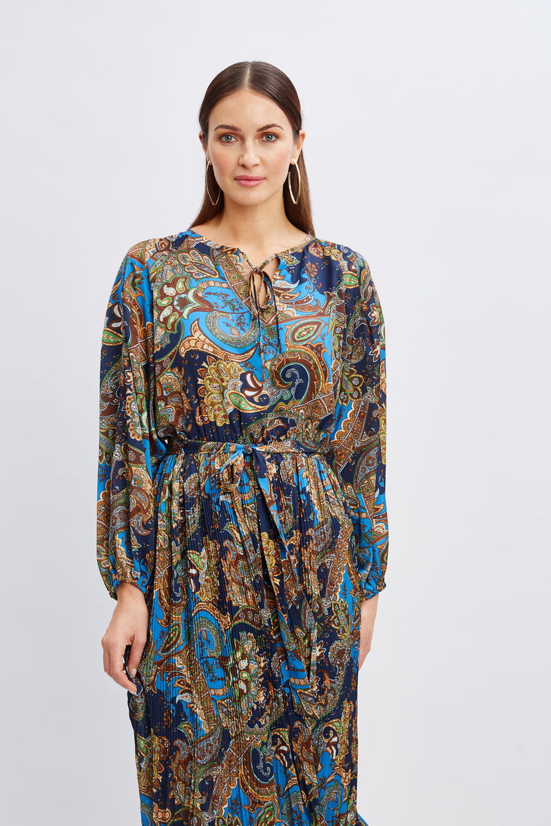 T-Tahari Royal Paisley Dress