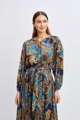 T-Tahari Royal Paisly Dress