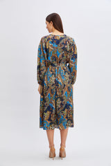 T-Tahari Royal Paisly Dress