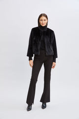 T-Tahari Vegan Fur Jacket