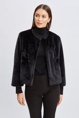 T-Tahari Vegan Fur Jacket