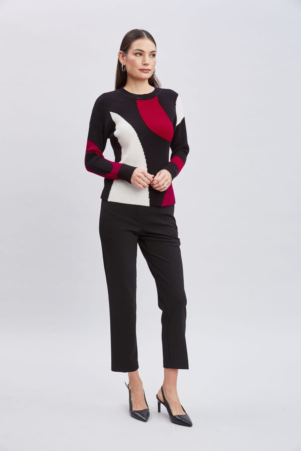 T-Tahari Color Block Sweater