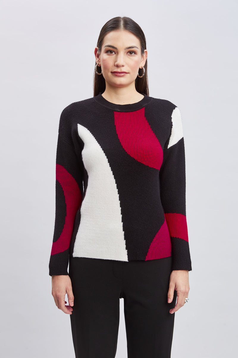 T-Tahari Color Block Sweater