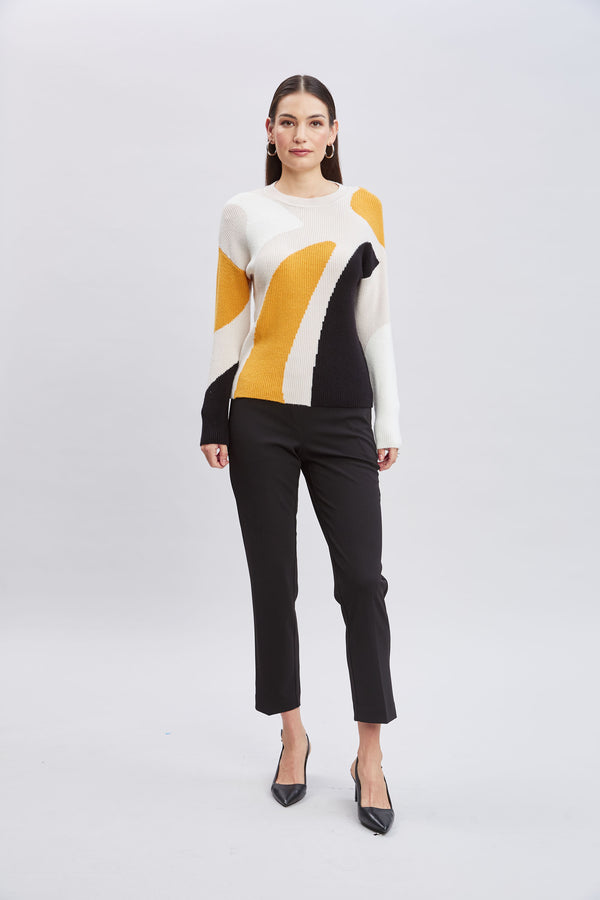 T-Tahari Color Block Sweater