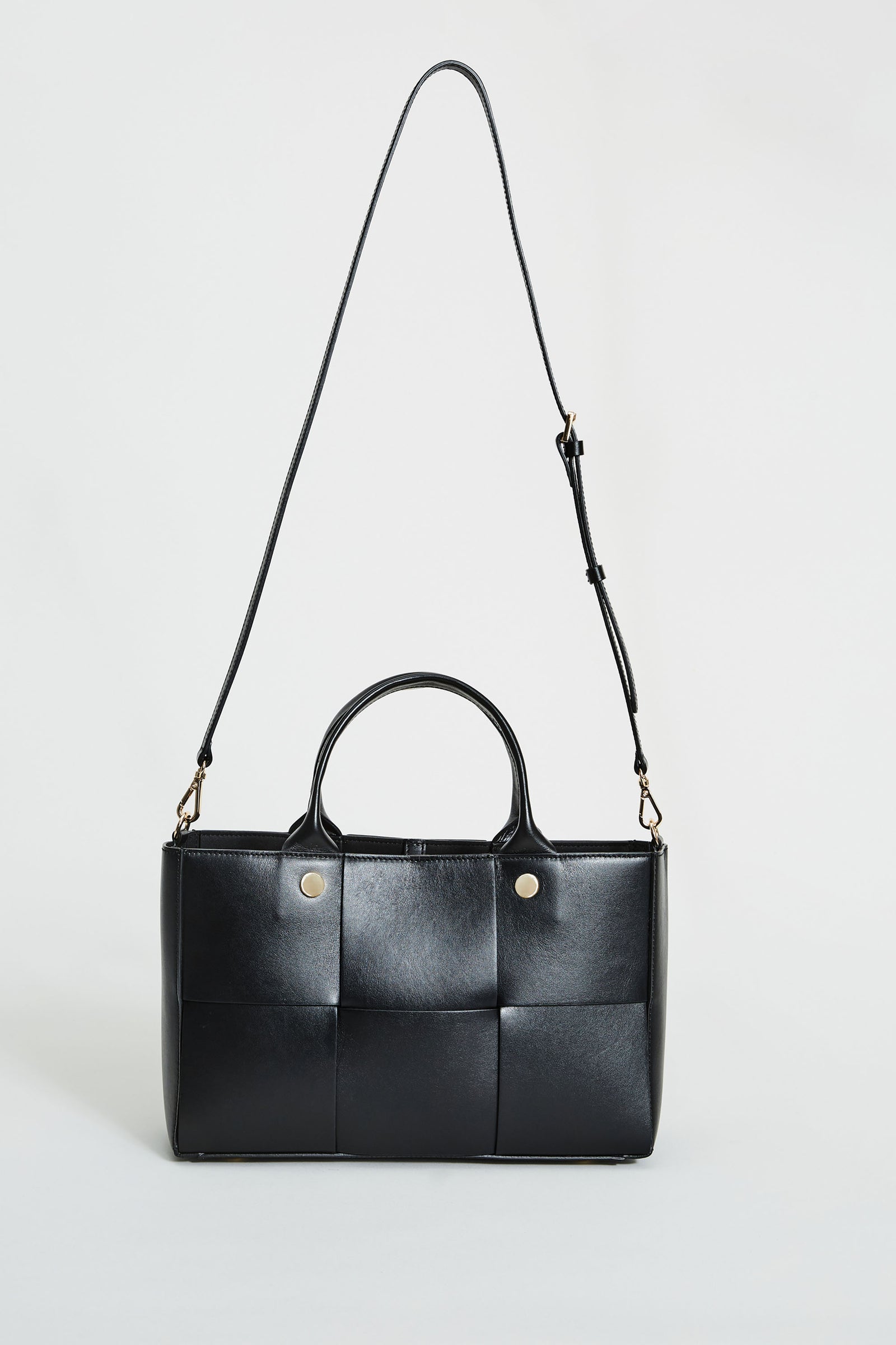 Leather Weave Handbag Elie Tahari