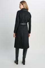 Tahari Juliette Double Face Wool Coat