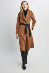 Tahari Juliette Double Face Wool Coat