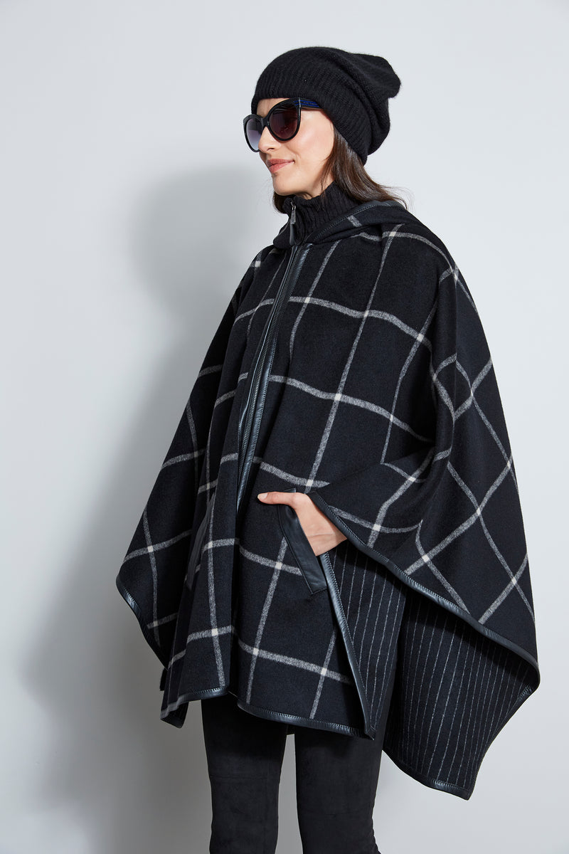 Cropped Cape-Sleeve Coat - Women - Ready-to-Wear