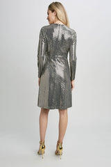 Sequin Twist Dress