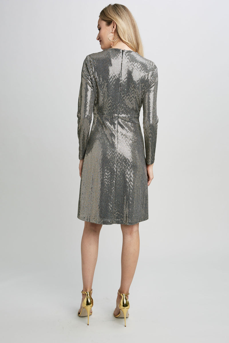 Sequin Twist Dress