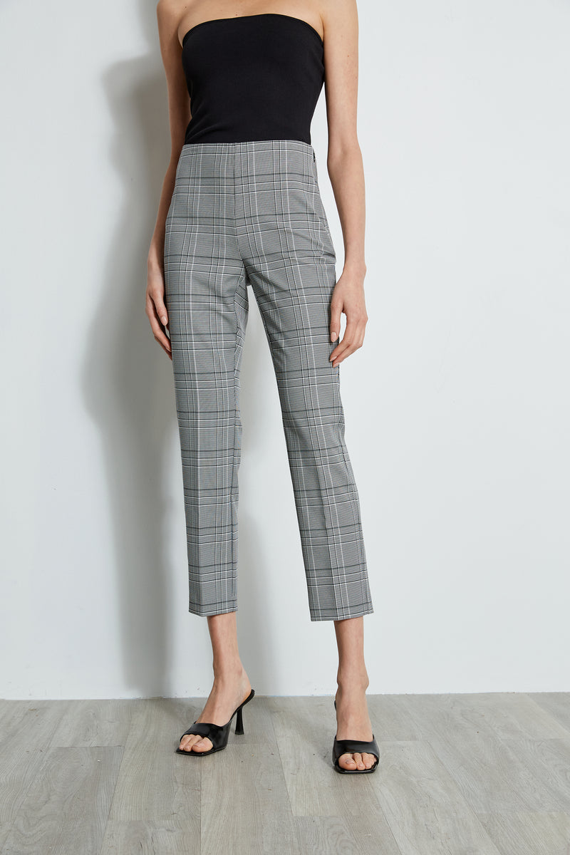 Sinclair checkered wide leg pants | Stylins.co